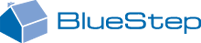 Bluestep Finans logotyp ser ut så här