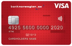 Bank Norwegian kreditkort visa