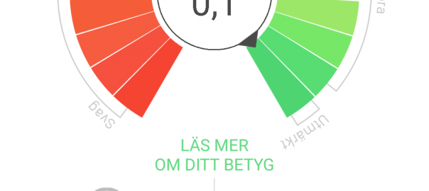 Test av Kreddy – en app för kreditbetyg