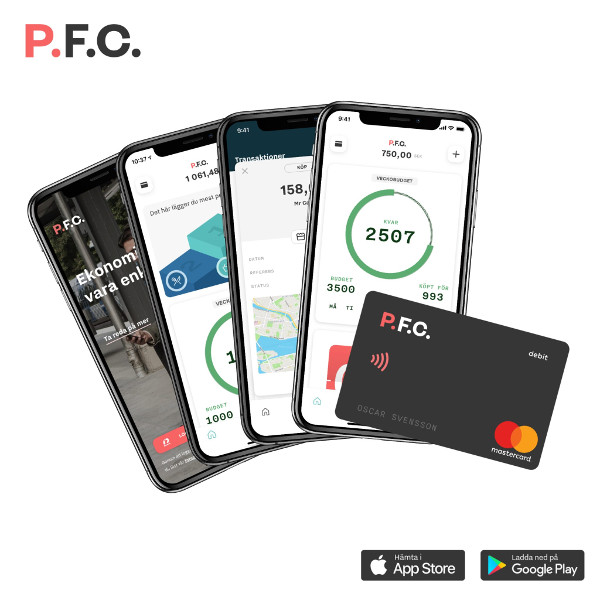 PFC app och Mastercard